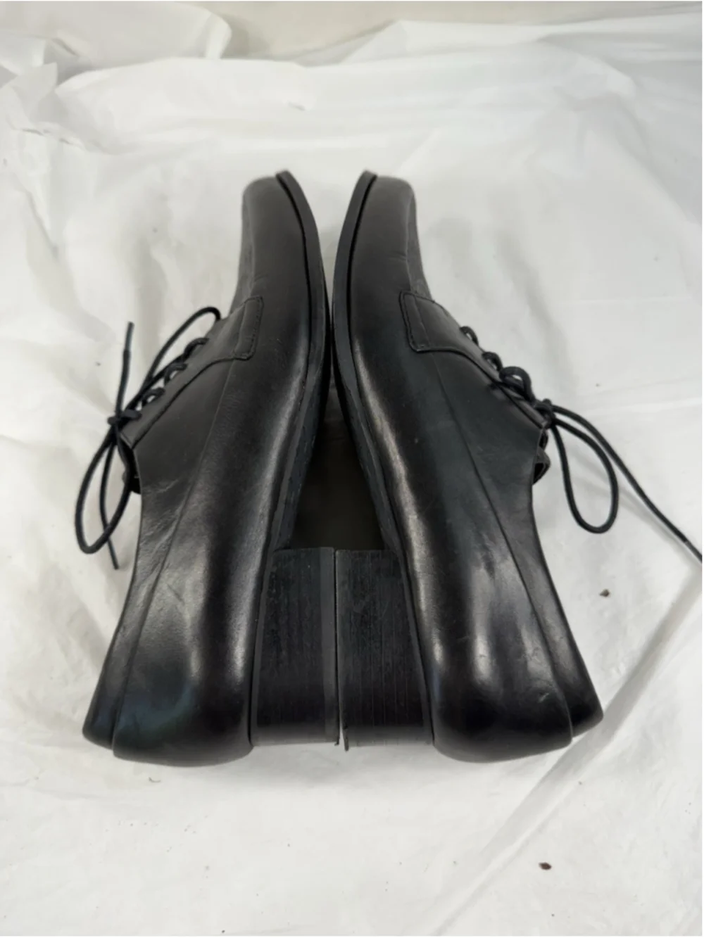 Tahari Lady Black Leather Oxford Shoes Women's 9M